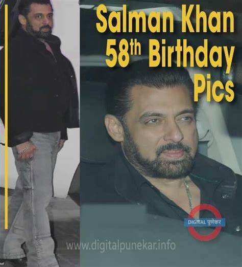 Salman Khan 58th birthday